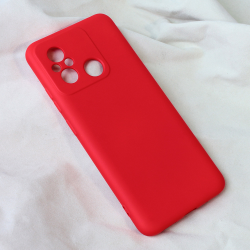 Futrola Teracell Soft Velvet za Xiaomi Redmi 12C crvena.