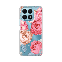 Silikonska futrola print Skin za Huawei Honor X8a Pink Flower.