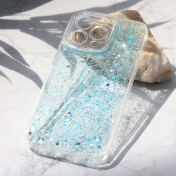 Futrola Glitter za iPhone 13 Pro plava.