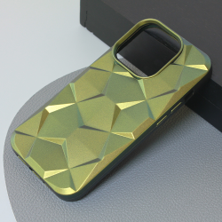 Futrola Shiny Diamond za iPhone 14 Pro maslinasto zelena.