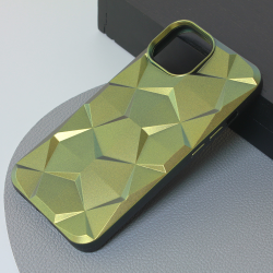 Futrola Shiny Diamond za iPhone 15 maslinasto zelena.