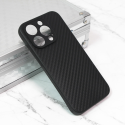 Futrola Carbon fiber za iPhone 15 Pro 6.1 crna.