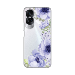 Silikonska futrola print Skin za Huawei Honor 90 Lite Blue Roses.