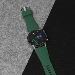 Narukvica relief za smart watch 22mm zelena.