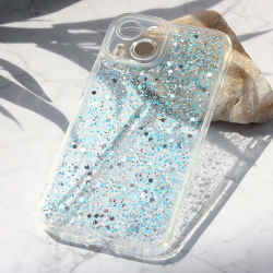Futrola Glitter za iPhone 15 6.1 plava.