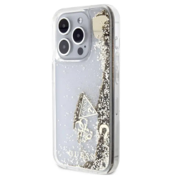 Futrola Guess Hc Liquid Glitter Charms za iPhone 15 Pro 6.1 zlatna (GUHCP15LGLHFLGO).