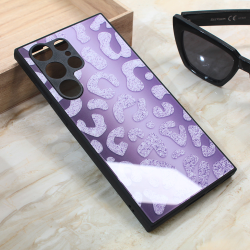 Futrola Shiny glass za Samsung S918B Galaxy S23 Ultra ljubicasta.