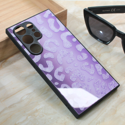 Futrola Shiny glass za Samsung S928B Galaxy S24 Ultra ljubicasta.