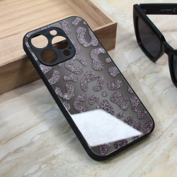 Futrola Shiny glass za iPhone 15 Pro 6.1 siva.