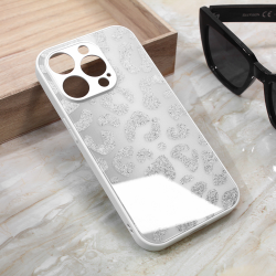 Futrola Shiny glass za iPhone 14 Pro bela.