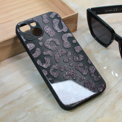 Futrola Shiny glass za iPhone 14 crna.
