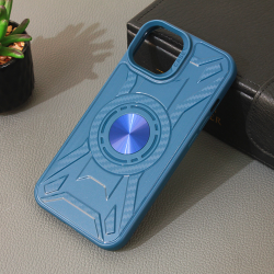 Futrola Combat za iPhone 15 plava.