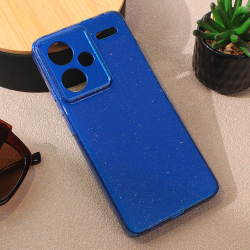 Futrola Sparkle Dust za Xiaomi Redmi Note 13 Pro Plus tamno plava.