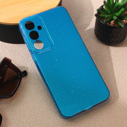 Futrola Sparkle Dust za Samsung A556 Galaxy A55 5G svetlo plava.