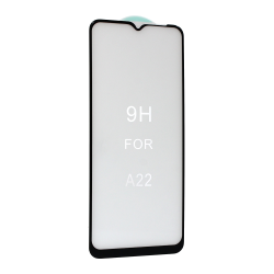 Staklena folija glass 5D za Samsung A226 Galaxy A22 5G crni.