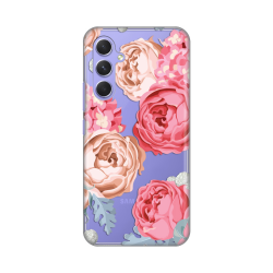 Silikonska futrola print Skin za Samsung A546B Galaxy A54 5G Pink Flower.