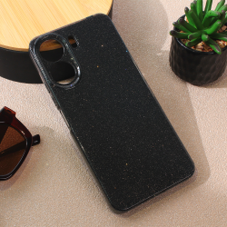 Futrola Sparkle Dust za Xiaomi Redmi 13C crna.