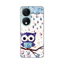 Silikonska futrola print Skin za Huawei Honor X7b Owl.