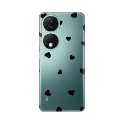 Silikonska futrola print Skin za Huawei Honor X7b Hearts.