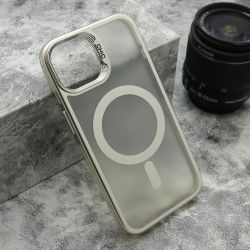 Futrola CAMERA DROP MagSafe za iPhone 13 (6.1) srebrna (MS).
