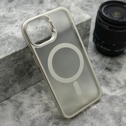 Futrola CAMERA DROP MagSafe za iPhone 14 (6.1) srebrna (MS).