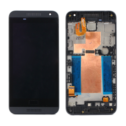 LCD displej / ekran HTC Desire 610+touch screen crni high CHA ver.U1+frame.