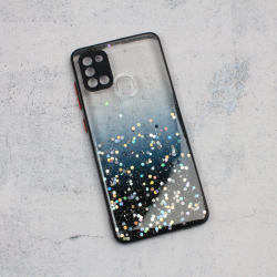 Futrola Frame Glitter za Samsung A217F Galaxy A21s crna.