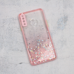 Futrola Frame Glitter za Samsung A207 Galaxy A20s roze.