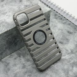 Futrola LINES LOGO CUT za iPhone 11 (6.1) siva (MS).
