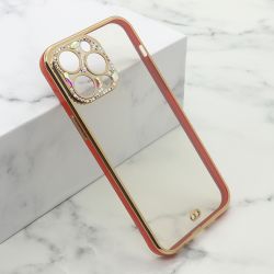 Futrola DIAMONDS CAMERA za iPhone 14 Pro Max (6.7) crvena (MS).