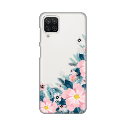 Silikonska futrola print Skin za Samsung A125F Galaxy A12 Bright Flowers.