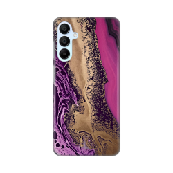 Silikonska futrola print za Samsung A156 Galaxy A15 5G Purple Gold Marble.
