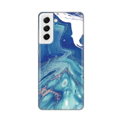 Silikonska futrola print za Samsung G990 Galaxy S21 FE Blue Marble.