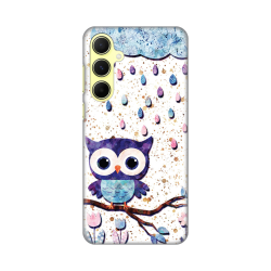 Silikonska futrola print Skin za Samsung A556 Galaxy A55 5G Owl.