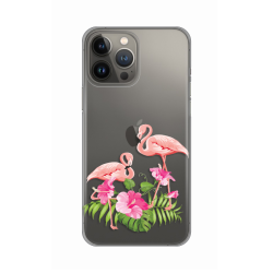 Silikonska futrola print Skin za iPhone 13 Pro Max 6.7 Flamingo.