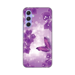 Silikonska futrola print za Samsung A546B Galaxy A54 5G Butterfly And Flowers.