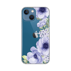 Silikonska futrola print Skin za iPhone 13 Mini Blue Roses.