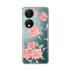 Silikonska futrola print Skin za Huawei Honor X7b Elegant Roses.