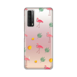 Silikonska futrola print Skin za Huawei P Smart 2021 Flamingos.