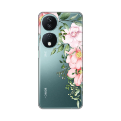 Silikonska futrola print Skin za Huawei Honor X7b Gentle Rose Pattern.
