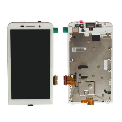LCD Displej / ekran za Blackberry Z30+touch screen beli+frame.