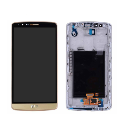 LCD Displej / ekran za LG G3/D855+touch screen zlatni+frame.