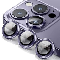 Zastita za kameru RING za iPhone 15 Pro Max (6.7) ljubicasta (MS).