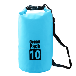 Vodootporna suva torba Ocean Pack 10L svetlo plava.