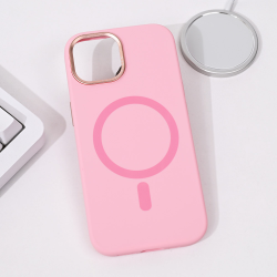 Futrola Magsafe za iPhone 15 6.1 pink.