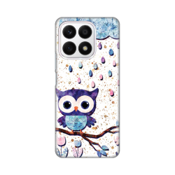 Silikonska futrola print Skin za Huawei Honor X8a Owl.