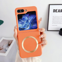 Futrola Magsafe Magnetic Shockproof za Samsung Galaxy Z Flip 6 narandzasta.