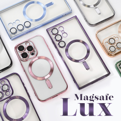 Futrola Magsafe Lux za iPhone 14 plava.