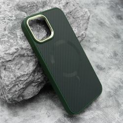 Futrola CARBON MagSafe za iPhone 12/12 Pro (6.1) zelena (MS).