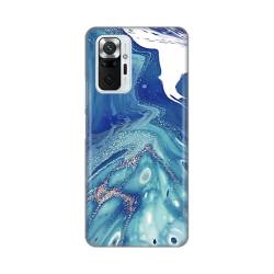 Silikonska futrola print za Xiaomi Redmi Note 10 Pro/Redmi Note 10 Pro Max Blue Marble.